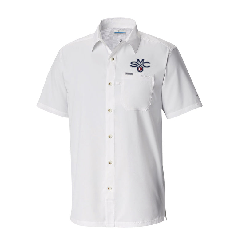 Saint Mary's Men's Slack Tide Camp Shirt - White