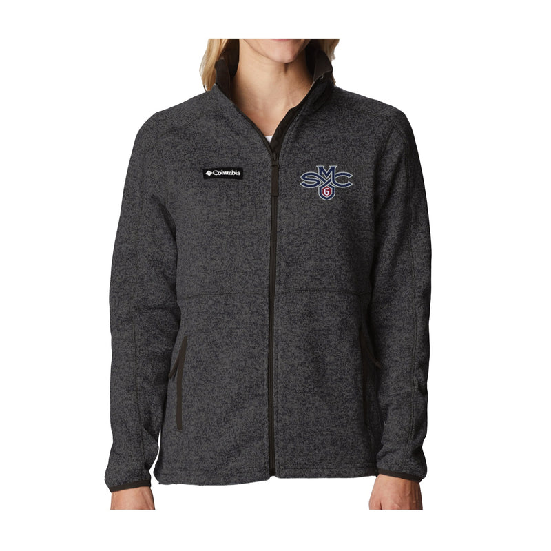 Saint Mary's Women's Sweater Weather Fleece Full Zip - Black