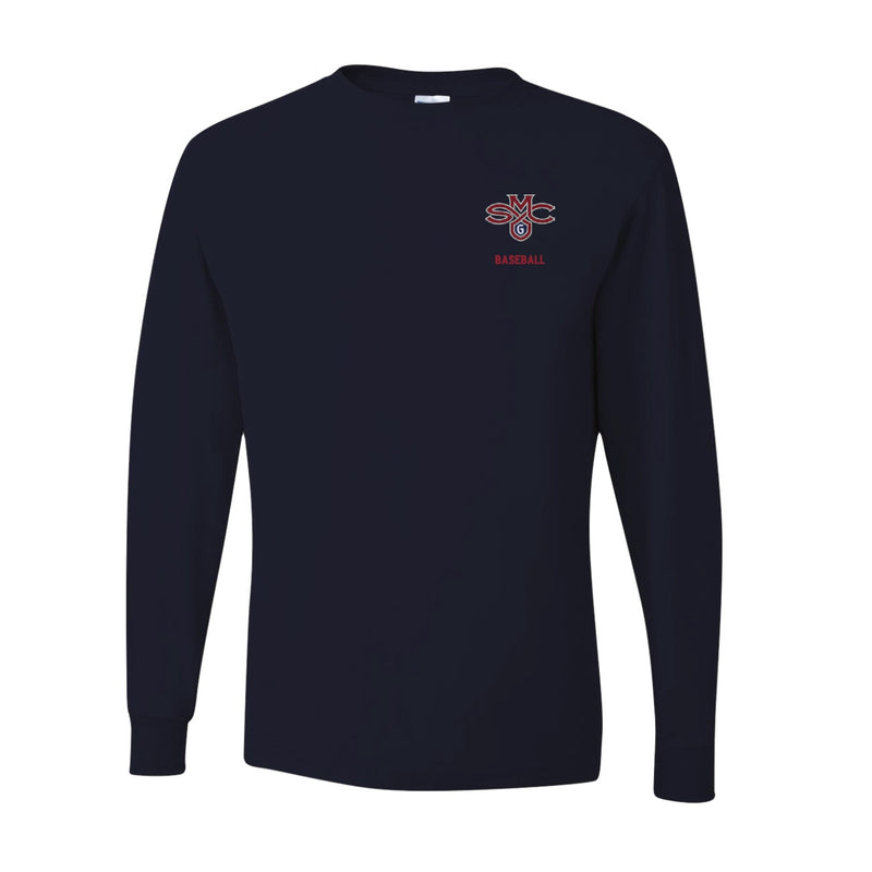 Saint Mary's Baseball Dri-Power Long Sleeve T-Shirt - Navy