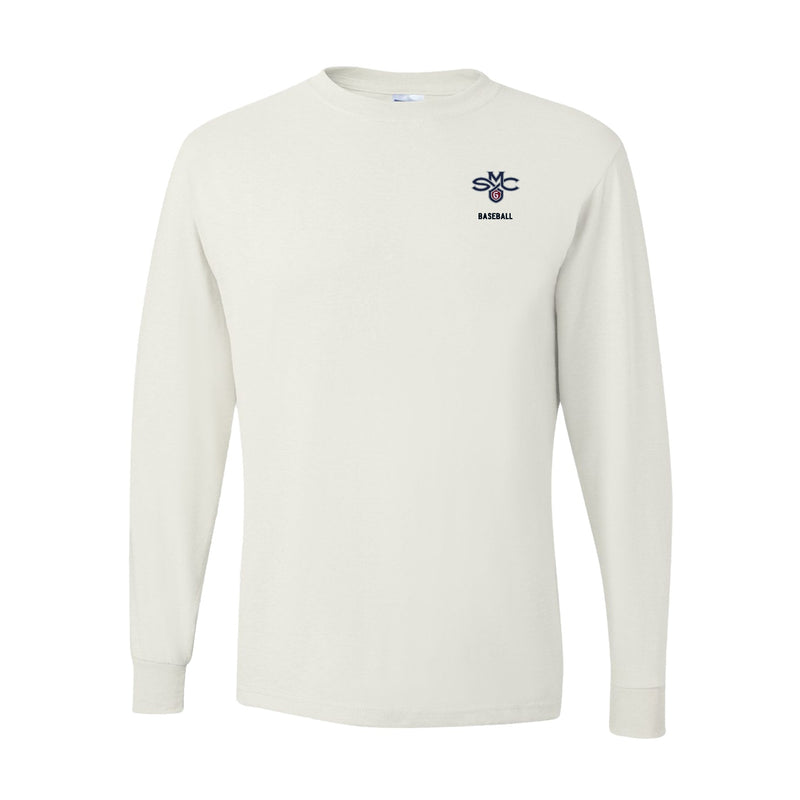 Saint Mary's Baseball Youth Dri-Power Long Sleeve T-Shirt - White