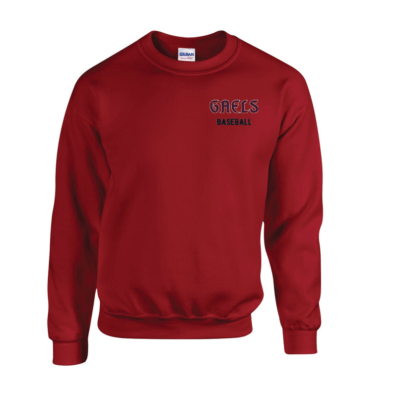 Saint Mary's Baseball Fleece Crewneck - Cardinal Red