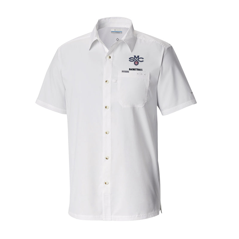 Saint Mary's Men's Basketball Men's Slack Tide Camp Shirt - White