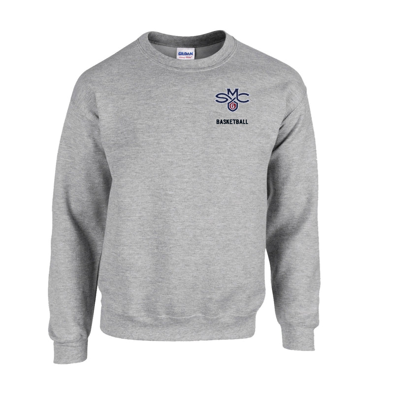 Saint Mary's Men's Basketball Fleece Crewneck - Sport Grey