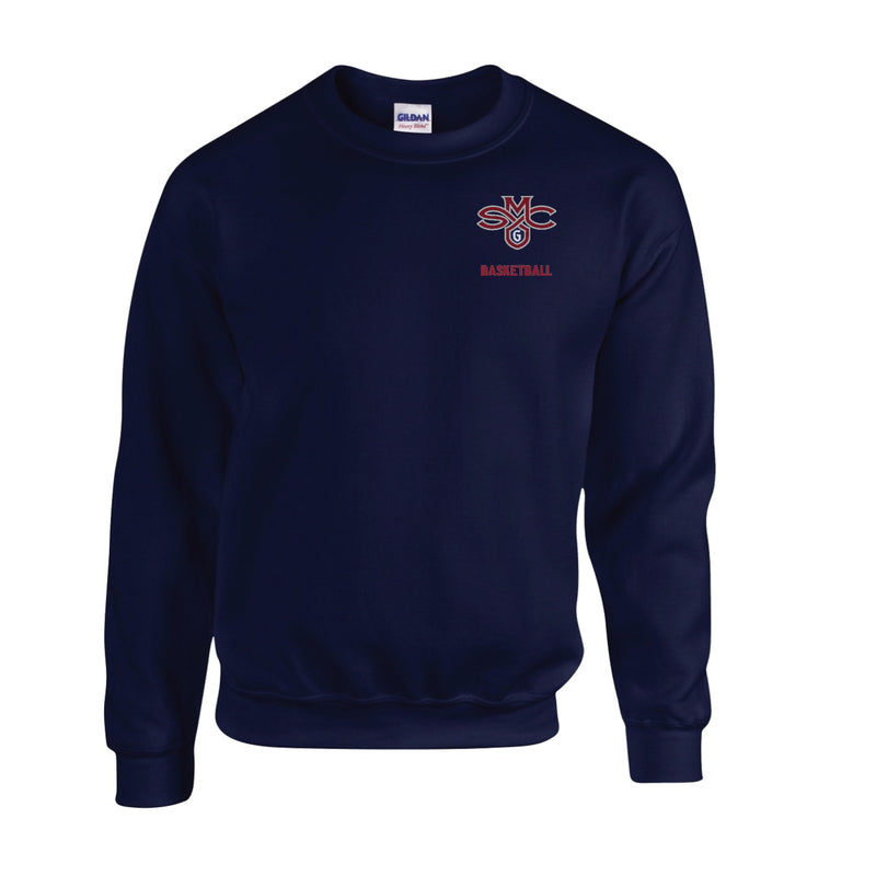 Saint Mary's Men's Basketball Fleece Crewneck - Navy