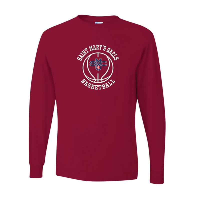 Saint Mary's Men's Basketball Dri-Power Long Sleeve T-Shirt - Cardinal