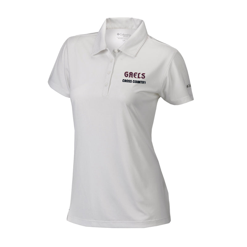 Saint Mary's Cross Country Women's Omni-Wick Birdie Polo - White