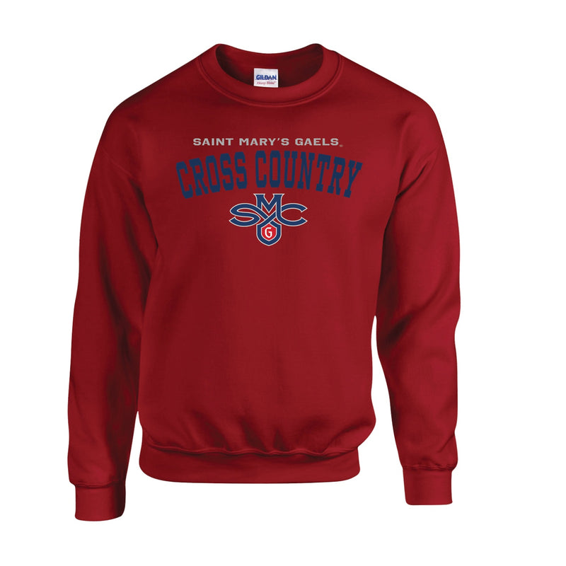 Saint Mary's Cross Country Fleece Crewneck - Cardinal Red