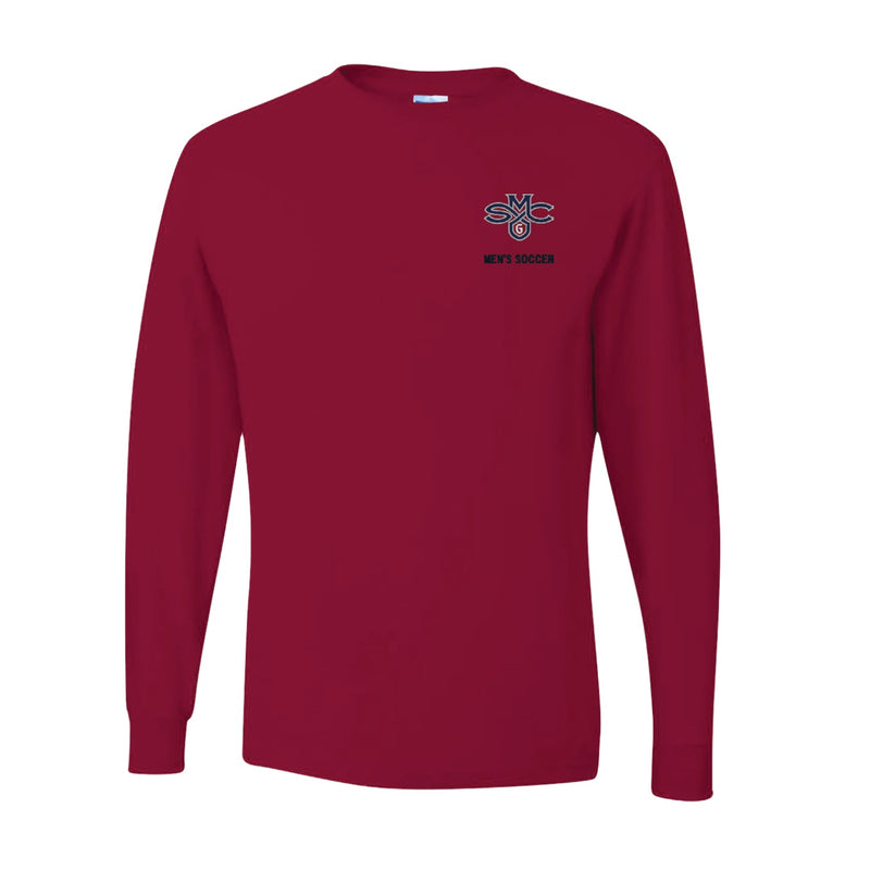 Saint Mary's Men's Soccer Dri-Power Long Sleeve T-Shirt - Cardinal