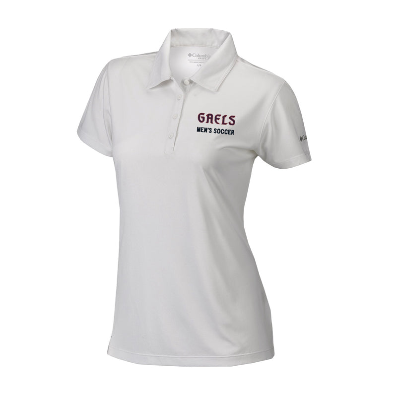 Saint Mary's Men's Soccer Women's Omni-Wick Birdie Polo - White