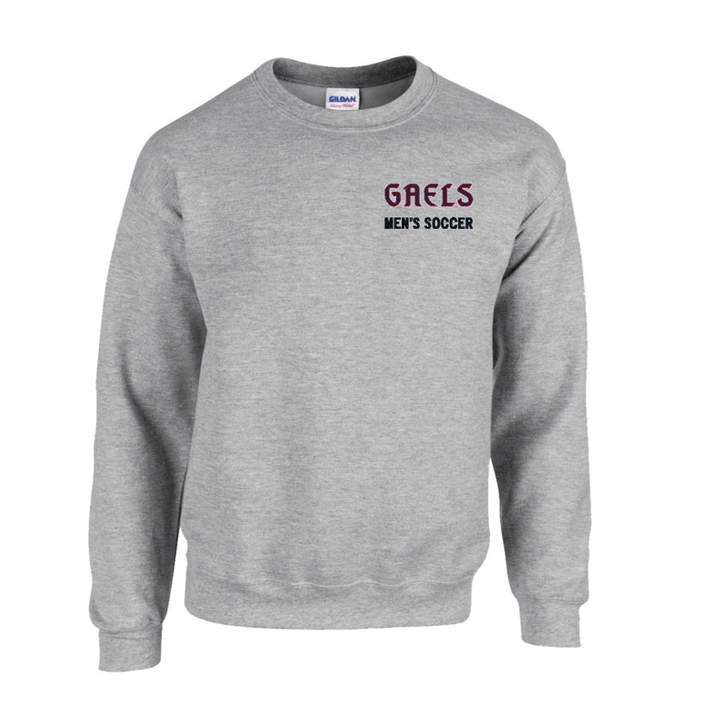 Saint Mary's Men's Soccer Fleece Crewneck - Sport Grey