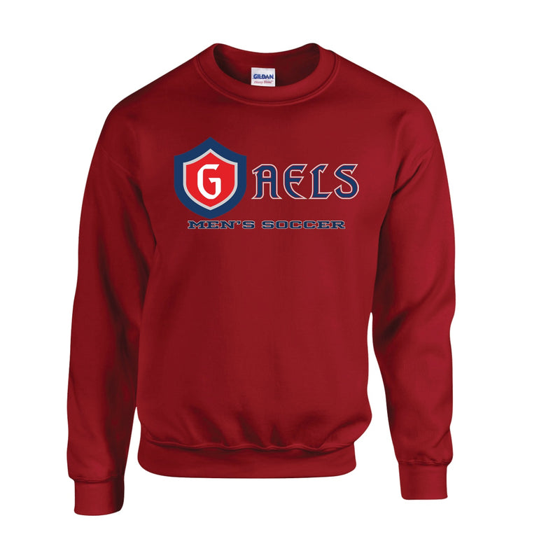 Saint Mary's Men's Soccer Fleece Crewneck - Cardinal Red