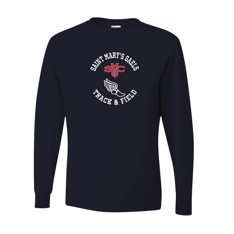 Saint Mary's Track & Field Dri-Power Long Sleeve T-Shirt - Navy