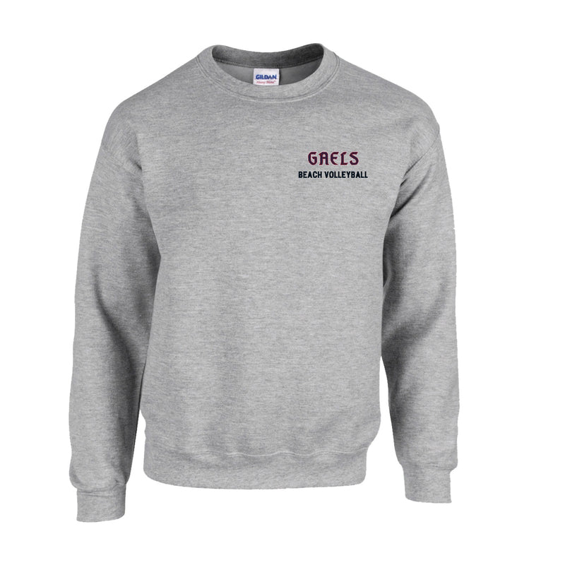 Saint Mary's Beach Volleyball Fleece Crewneck - Sport Grey