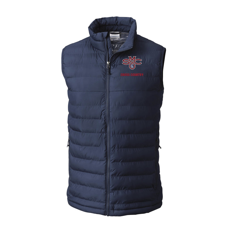 Saint Mary's Women's Cross Country Men's Powder Lite Vest - Collegiate Navy