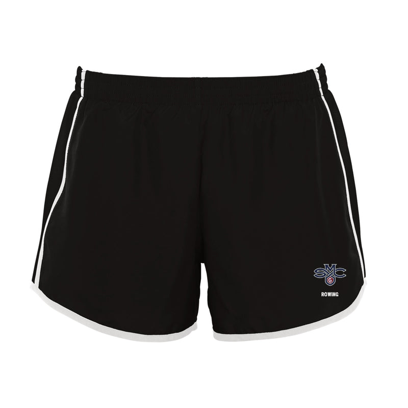 Saint Mary's Rowing Augusta Ladies Pulse Shorts - Black White