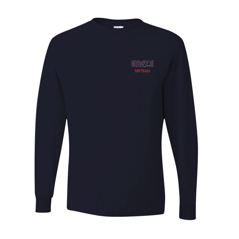 Saint Mary's Softball Dri-Power Long Sleeve T-Shirt - Navy