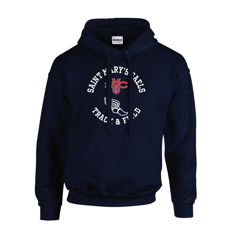 Saint Mary's Women's Track & Field Fleece Hoodie - Navy