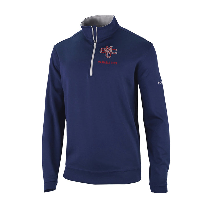 Men's Omni-Wick Wickham Hills 1/4 Zip - Collegiate Navy