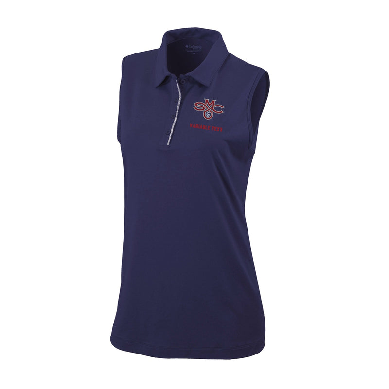 Women's Omni-Wick Tend the Ball Tank - Collegiate Navy-White