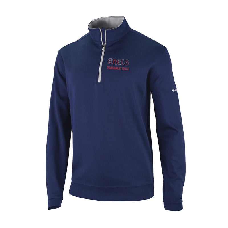 Men's Omni-Wick Wickham Hills 1/4 Zip - Collegiate Navy