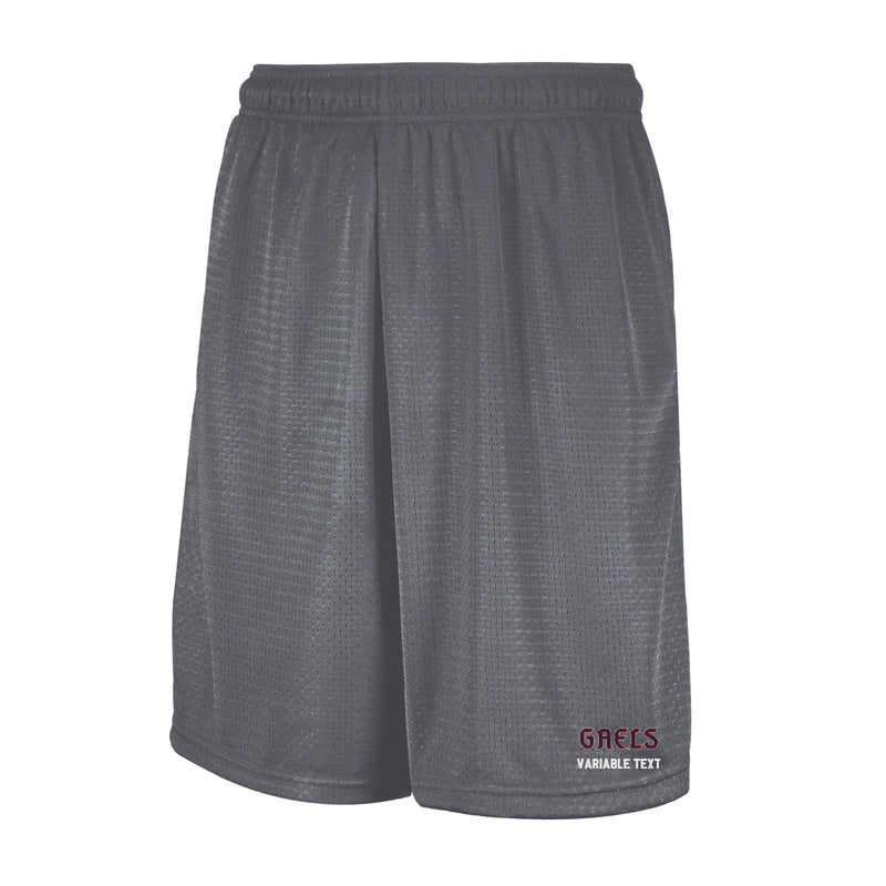 Russell Mesh Shorts with Pockets - Steel